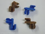 4 Honda Rh / Lh Door Rod End Clips Right Blue & Left Brown 3.5 Mm *free Ship. Fixed Price $16.99.