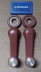 Honda Burgundy/urban Red Manual Window Crank Handles. Fixed Price $18.99.