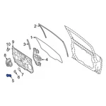 Ford Fiesta 2014-2019 AE8Z6123342AA Rear Window Crank Handle. Fixed Price $46.30.