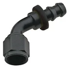 206008BL Fragola -8AN Black Push Lock Degree Bend Race Hose Ends. Fixed Price $30.95.