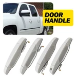 4PC Summit White Door Handle Exterior For Chevy Silverado Gmc Sierra Yukon 08-13. Fixed Price $38.94.