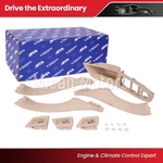 7X Left & Right Cream White Interior Door Handle Panel Cover Trim For Bmw F10. Fixed Price $25.99.