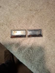 1970 1971 1972 Cutlass Monte Carlo Front Door Pull Strap End Caps Pair Gm Oem. Fixed Price $20.00.