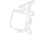 Genuine Mazda Interior Door Handle F151-72-330C-02. Fixed Price $18.60.