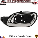 Front Interior Door Handle Chrome Plastic Driver For 2010-2014 Chevrolet Camaro. Fixed Price $38.53.