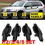Outside Exterior Door Handle Kit For 2004-2011 Mitsubishi Endeavor Black 1-5SET. Fixed Price $75.99.