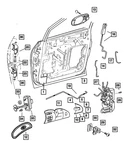 Genuine Mopar Door Interior Handle Left RT77WL8AA. Fixed Price $16.28.