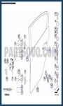 Bmw 325I Front Door Interior Handle Left Drive Lhd 51417144547. Fixed Price $89.88.
