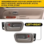 Front Interior Door Handle Lh+rh For 2000-06 Toyota Tundra Pair 69278-0C010-B1. Fixed Price $13.29.