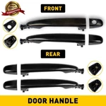 Set Of 4 Exterior Door Handle Black Front & Rear Side For 2007-2011 Toyota Camry. Fixed Price $26.59.