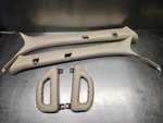 03-05 Ford Explorer Sport Trac Windshield Pillar Trim Panel W/ Grab Handle Tan. Fixed Price $65.00.