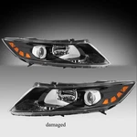 For 2011-2013 Kia Optima Halogen Black Passenger+driver Headlights Assembly. Fixed Price $60.99.