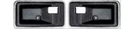 Oer K482 Escutcheon Plates Inner Door Handle Plastic Black Chevy Pontiac Pair. Fixed Price $36.99.