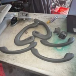 Oem 2000-2007 Ford F250 Excursion Roof Grip Handle Set Grey. Fixed Price $75.00.