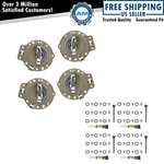 Trq Door Handle & Bezel Kit Khaki Chrome Front Rear Set For Jeep Commander. Fixed Price $72.82.