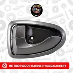 Door Handle Gray Front Rear Inside Inner Driver Left Lh For 00-06 Accent. Fixed Price $8.98.