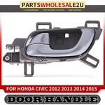 New Front Driver Side Silver & Beige Interior Door Handle For Honda Civic 12-15. Fixed Price $20.29.