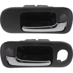 Inside Door Handle Chrome Black Lh Front Pair For 01-05 Honda Civic Sedan. Fixed Price $20.06.