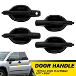 Left Right Rear Front Black Outer Door Handle For 2004-2011 Mitsubishi Endeavor. Fixed Price $23.74.