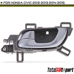 Silver & Beige Interior Door Handle For Honda Civic 2012-2015 Front Driver Side. Fixed Price $19.79.