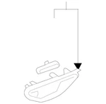 Genuine Mercedes-benz Interior Door Handle 257-760-11-00-9051. Fixed Price $93.60.