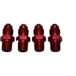 3AN 1/8 Npt Nitrous Oxide Fittings Red Set Of 4. Fixed Price $15.50.