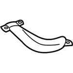 New Genuine Mercedes-benz Grip Rail 20381017519116 / 203-810-17-51-9116 Oem. Fixed Price $56.14.