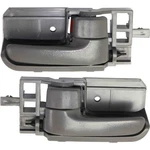 Dark Gray Inner Inside Interior Door Handle Pair Set For 03-08 Toyota Corolla. Fixed Price $15.04.