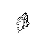 Genuine Mercedes-benz Oe Inside Door Handle 910-760-06-00-9B27. Fixed Price $234.04.
