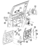 Genuine Mopar Inside Release Handle Left 5JD451DVAD. Fixed Price $20.38.