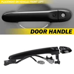 For Nissan Juke 2010-2019 Exterior Door Handle Front Driver Side Black. Fixed Price $22.79.
