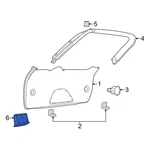 For Jeep Grand Cherokee Wk 2022 5108064AA Rear Liftgate Pull Handle. Fixed Price $15.61.