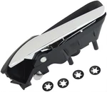 Dorman 88585 Interior Door Handle Rear Left Kit Chrome Lever Black Housing. Fixed Price $121.98.