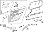 Genuine Mercedes-benz Handle Recess 296-720-38-01-9051. Fixed Price $87.00.