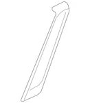 Genuine Audi Door Panel Handle Cover 80A-867-172-A-6PS. Fixed Price $78.70.