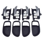 8PCS Front Rear Lh Inside Inner Door Handle & Bezel For 07-10 Hyundai Elantra. Fixed Price $40.60.