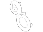 Genuine Mini Handle Cover 51-41-7-050-892. Fixed Price $66.42.