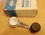 Nos 1968 1969 2DOOR Ford Thunderbird Interior Chrome Qtr Window Handle -blk Knob. Fixed Price $65.00.