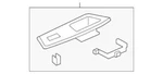 Genuine Ford Pull Handle GN1Z-5826690-CB. Fixed Price $34.01.