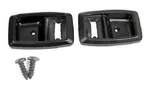 1979-93 Mustang Door Handle Trim Bezels Black Pair Screws Included Ford Tooling. Fixed Price $14.97.