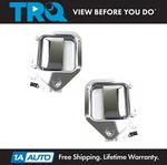 Trq Front Metal Exterior Door Handle Pair Set Chrome Lh Sides For Kenworth. Fixed Price $89.95.