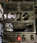 1997-2004 Mercedes SLK230 Dash Vents Radio Trim Bezel Carbon Fiber W/ Switches. Fixed Price $99.95.