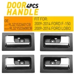 4PCS Black Handle Inside Door Set Front Rear Lh Rh Ford F150 Lobo 2009-2014. Fixed Price $52.99.