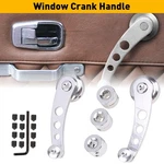 2/4X Aluminum Car Billet Manual Window Crank Winder Handle Truck Pickup Silver. Fixed Price $8.54.