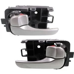 Interior Door Handle For 2004-2006 Nissan Sentra Set Of Silver Plastic. Fixed Price $51.97.