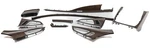 2015 Audi A7 (C7 4G8) Front Rear Door Dash Console Decorative Wood Trim Set 10. Fixed Price $342.93.