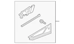 Genuine Audi Trim Molding 4M0-868-094-G. Fixed Price $134.40.