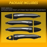 4PC Exterior Rear Front Left Right Door Handle Kia Forte Cerato Koup 2014-18. Fixed Price $56.99.