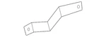 Genuine Nissan Interior Grab Bar Bracket 763N4-6RA1A. Fixed Price $19.70.