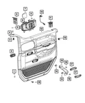 Genuine Mopar Door Interior Handle 68518520AA. Fixed Price $25.62.